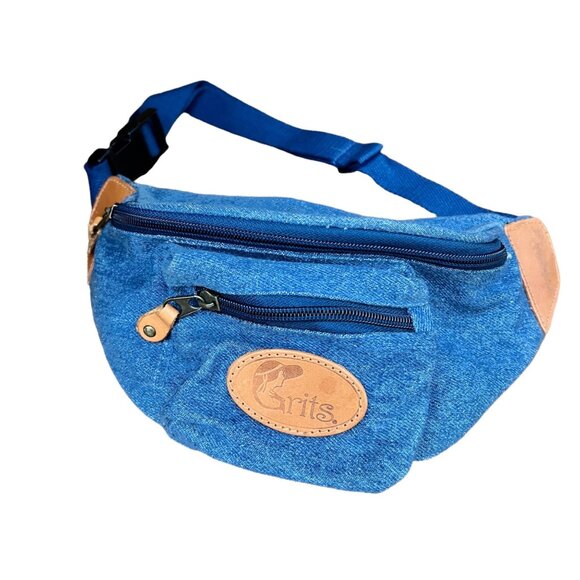 GRITS - Girls Raised in the South Denim Fanny Pack... - Picture 1 of 8